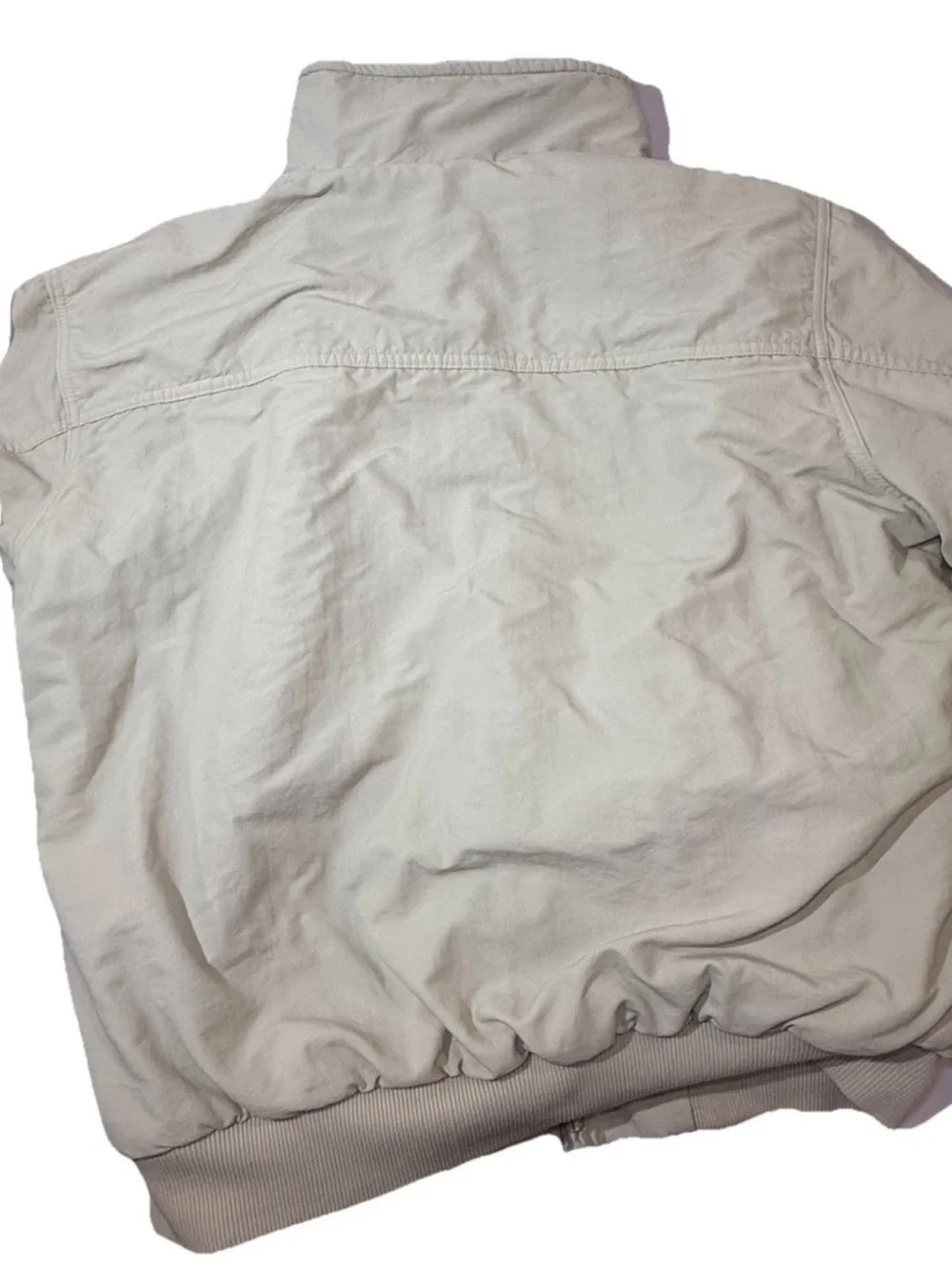 J. Crew Cream Men's Bomber Jacket